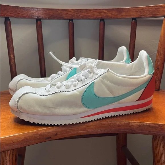 Nike Cortez Sneaker Orange and Blue Size 9.5 - Picture 4 of 12